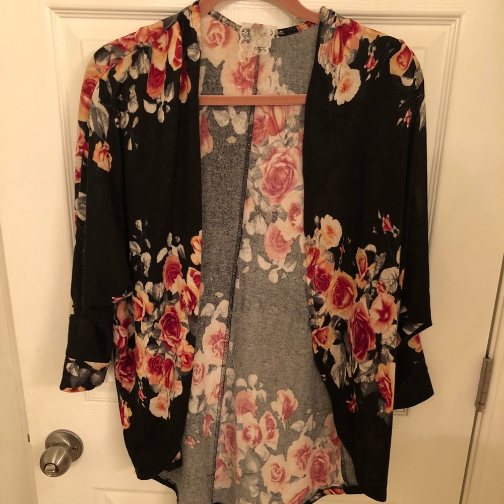 Floral cardigan
